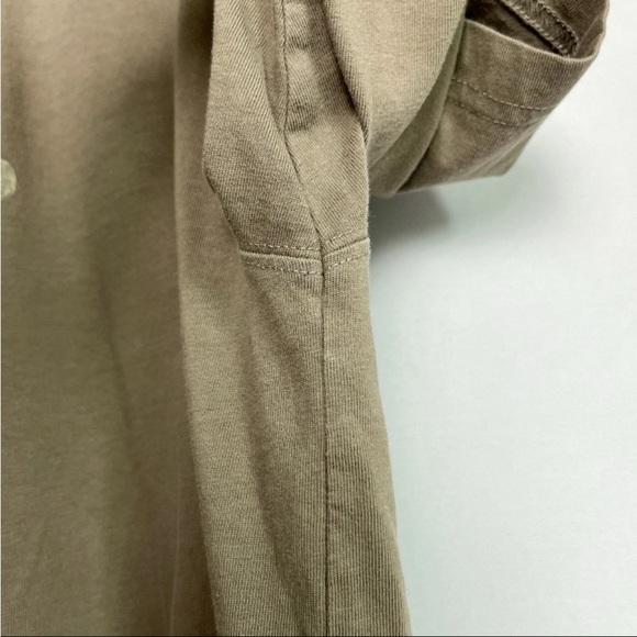 Life is Good Men Sz L Brown T Shirt The Goodfather Fathers Day Dad Gift EUC - Picture 3 of 9